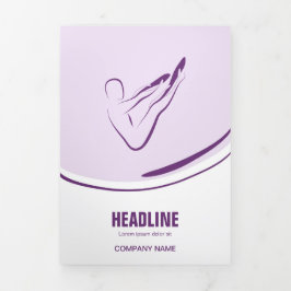 Pilates Pilates Pilates Abstract Pilates Drieluik Kaart