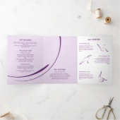 Pilates Pilates Pilates Abstract Pilates Drieluik Kaart (Binnen)