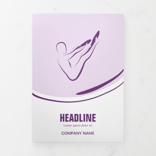 Pilates Pilates Pilates Abstract Pilates Drieluik Kaart (Cover)