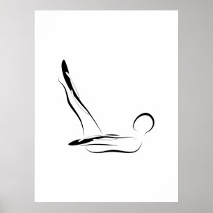 Pilates Pose Poster