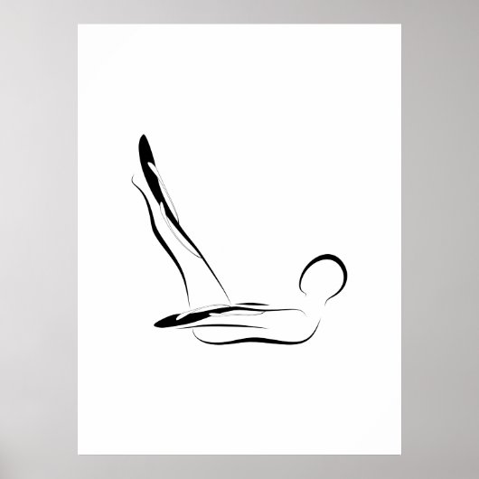 Pilates Pose Poster (Voorkant)