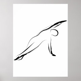 Pilates Pose Poster