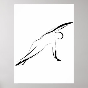 Pilates Pose Poster