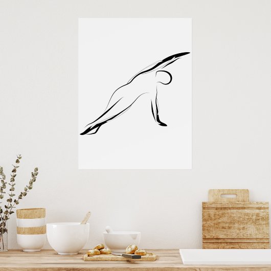Pilates Pose Poster (Keuken)