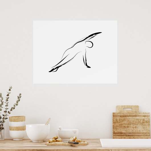 Pilates Pose Poster (Keuken)