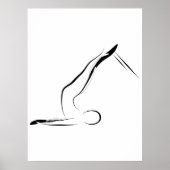 Pilates Pose Short Spine op Reformer Poster (Voorkant)
