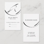 Pilates Pose Side Bend Afsprakenkaartje (Voorkant / Achterkant)