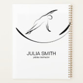 Pilates Pose Side Bend Flyer Planner (Achterkant)