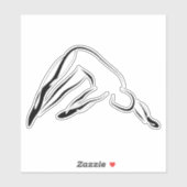 Pilates pose sticker (Vel)