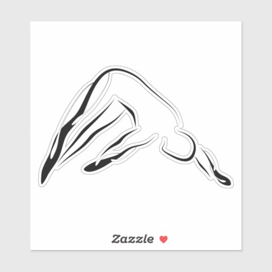 Pilates pose sticker (Vel)