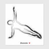 Pilates pose sticker (Vel)