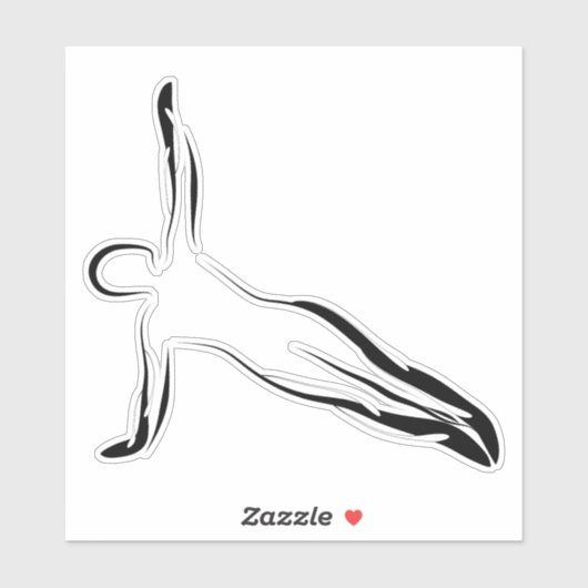 Pilates pose sticker (Vel)