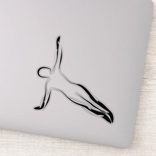 Pilates pose sticker (Detail)