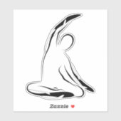 Pilates pose sticker (Vel)