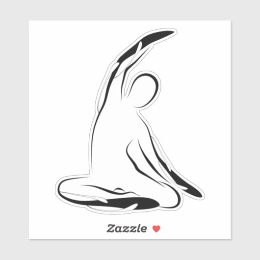 Pilates pose sticker (Vel)