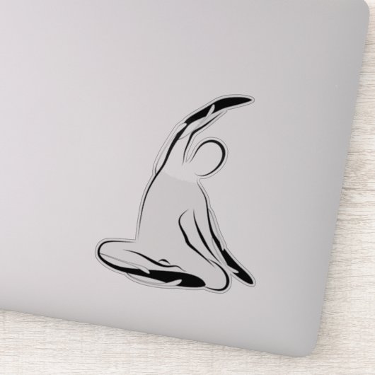 Pilates pose sticker (Detail)