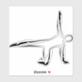 Pilates pose sticker (Vel)