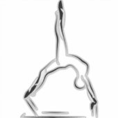 Pilates pose sticker (Voorkant)