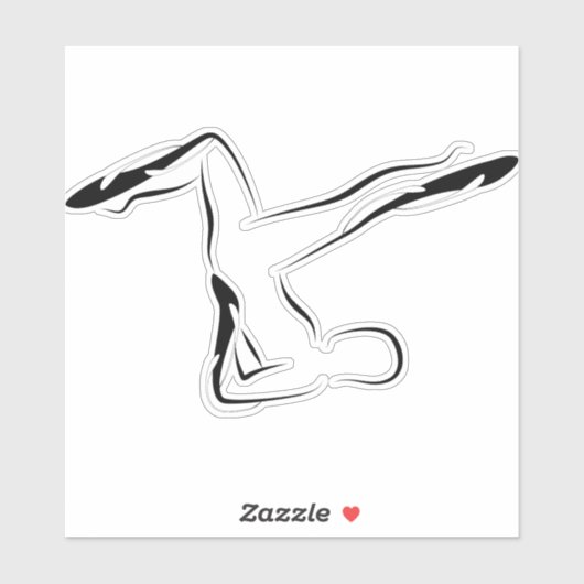 Pilates pose sticker (Vel)