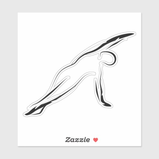 Pilates pose sticker (Vel)