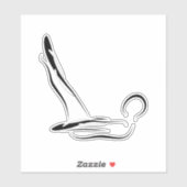 Pilates pose sticker (Vel)