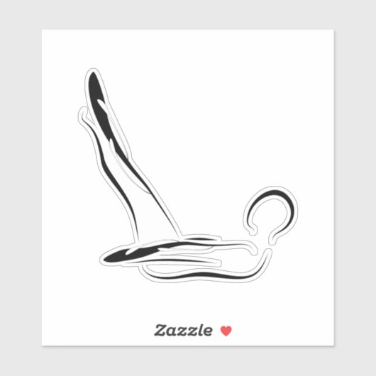 Pilates pose sticker (Vel)