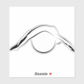 Pilates pose sticker (Vel)
