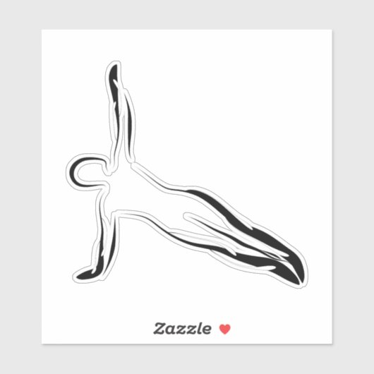 Pilates pose sticker (Vel)
