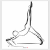 Pilates pose sticker (Vel)