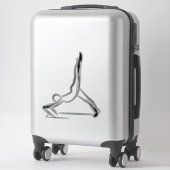 Pilates pose sticker (Koffer)