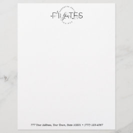 Pilates Poses in Pilates Word Briefhoofd