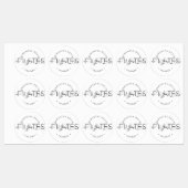 Pilates Poses in Pilates Word Labels (Vel)