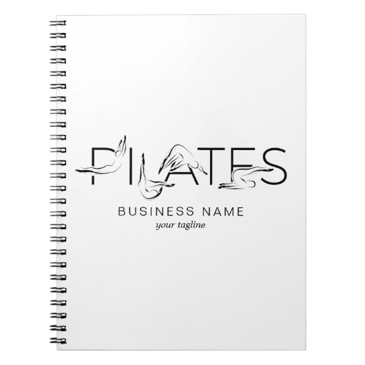 Pilates Poses in Pilates Word Notitieboek (Voorkant)