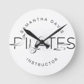 Pilates Poses in Pilates Word Ronde Klok (Voorkant)