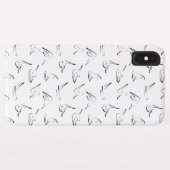 Pilates poses patroon Case-Mate iPhone case (Achterkant (horizontaal))