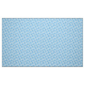 Pilates Poses Seamless Pattern in blauwe kleur Stof (Fat Quarter)