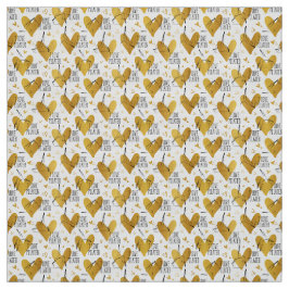 Pilates Poses Seamless Pattern in gouden kleur Stof