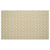 Pilates Poses Seamless Pattern in gouden kleur Stof (Fat Quarter)