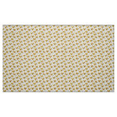 Pilates Poses Seamless Pattern in gouden kleur Stof (Fat Quarter)
