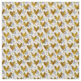 Pilates Poses Seamless Pattern in gouden kleur Stof