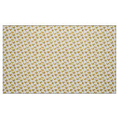 Pilates Poses Seamless Pattern in gouden kleur Stof (Fat Quarter)