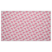Pilates Poses Seamless Pattern in roze kleur Stof (Fat Quarter)