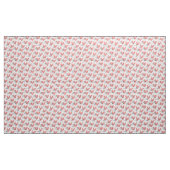Pilates Poses Seamless Pattern in roze kleur Stof (Yard (91,4 cm))