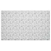 Pilates Poses Seamless Pattern in zwarte kleur Stof (Fat Quarter)