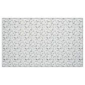 Pilates Poses Seamless Pattern in zwarte kleur Stof (Fat Quarter)