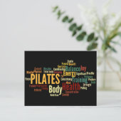 PILATES-postkaart Briefkaart (Staand voorkant)