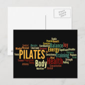 PILATES-postkaart Briefkaart (Voorkant / Achterkant)