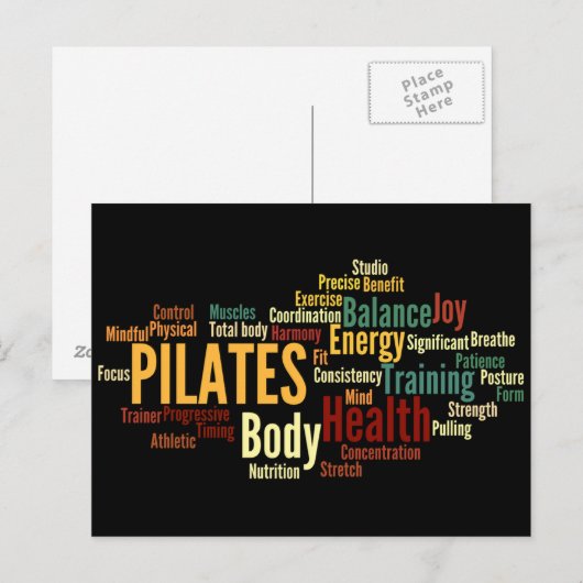 PILATES-postkaart Briefkaart (Voorkant / Achterkant)