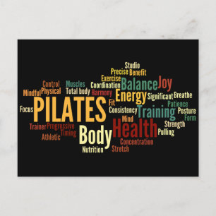 PILATES-postkaart Briefkaart