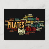 PILATES-postkaart Briefkaart (Voorkant)